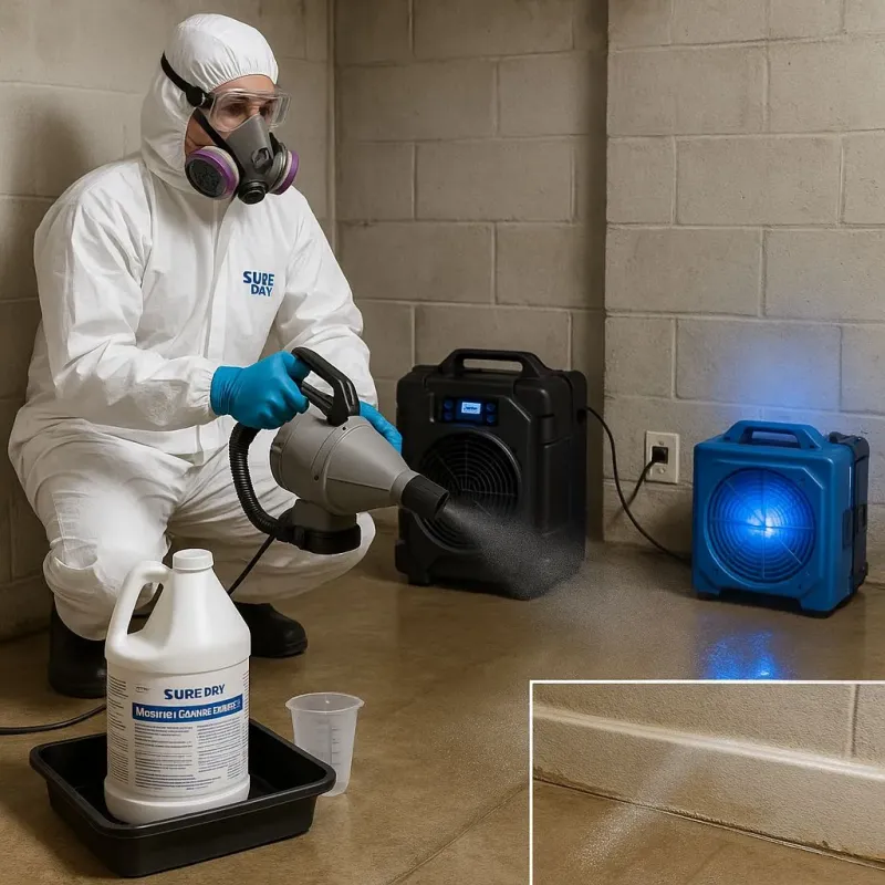 Sanitization and Odor Removal process in Gantt, SC